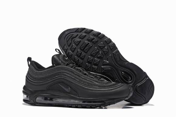 All Black Nike Air Max 97 Men's Running Shoes-005 - Click Image to Close